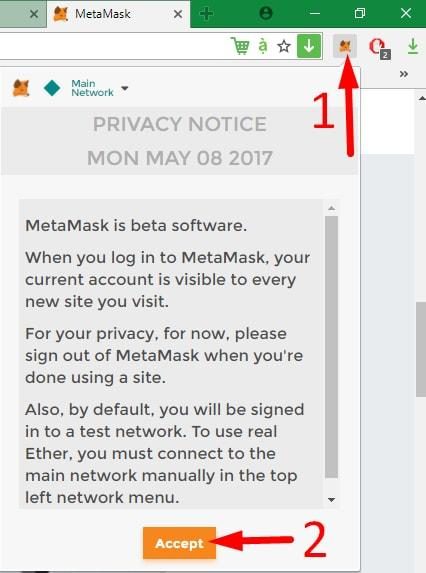 Cài đặt và sử dụng Metamask cho MEW. Ảnh 4