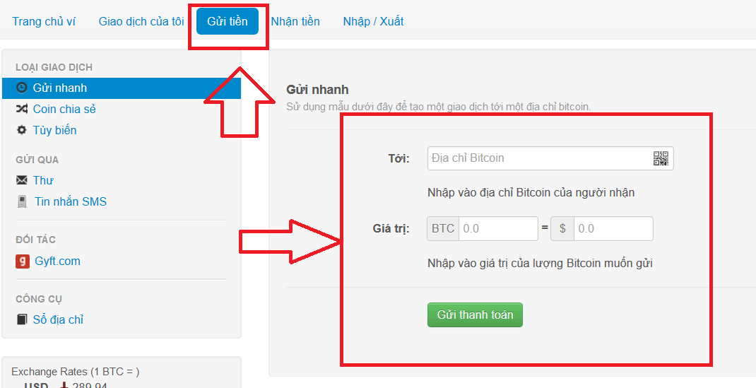 cách đổi bitcoin ra tiền mặt