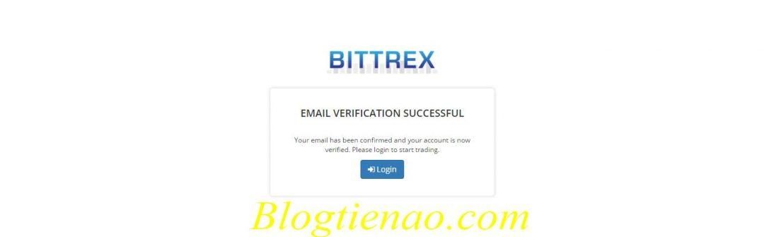 Tạo địa chỉ ví Bittrex