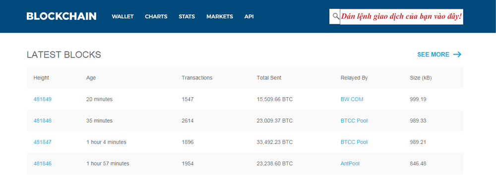 Mở ví Blockchain của bạn ra