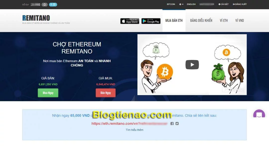 7 Sàn giao dịch mua bán Ethereum (ETH) uy tín tại Việt Nam & Thế giới Remitano mua và bán Ethereum