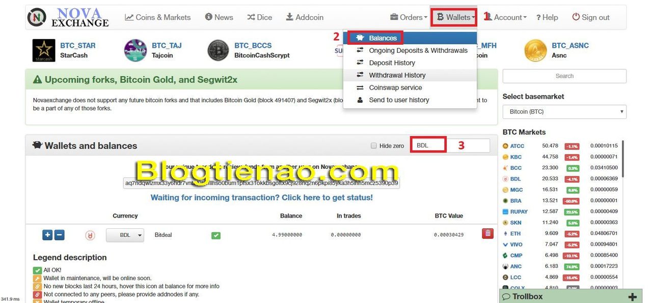 Cách mua Bitdeal trên NovaExchange. Ảnh 5