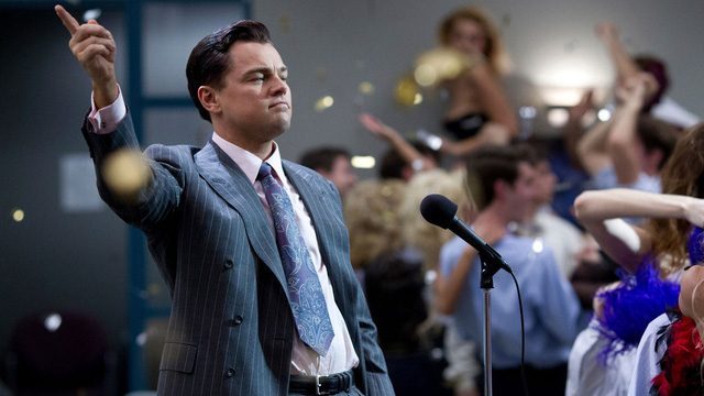Diễn viên nổi tiếng Leonardo DiCaprio là người thủ vai nhân vật chính trong bộ phim "Sói già phố Wall".