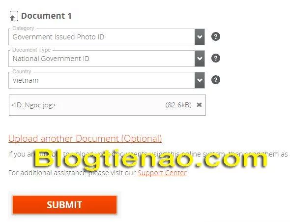 Payoneer کے اندراج کی معلومات کی تصدیق کریں۔ تصویر 2