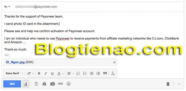 Payoneer کے اندراج کی معلومات کی تصدیق کریں۔ تصویر 6