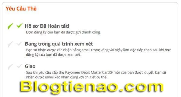 Payoneer کو کارڈ بھیجنے کی درخواست کیسے کریں۔ تصویر 4