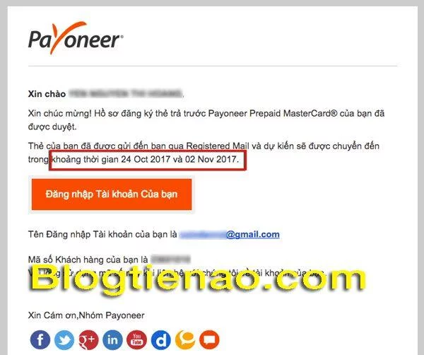 Payoneer کو کارڈ بھیجنے کی درخواست کیسے کریں۔ تصویر 6