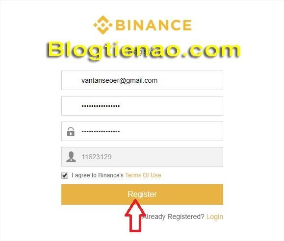 Hướng dẫn đăng ký tài khoản Binance. Ảnh 2