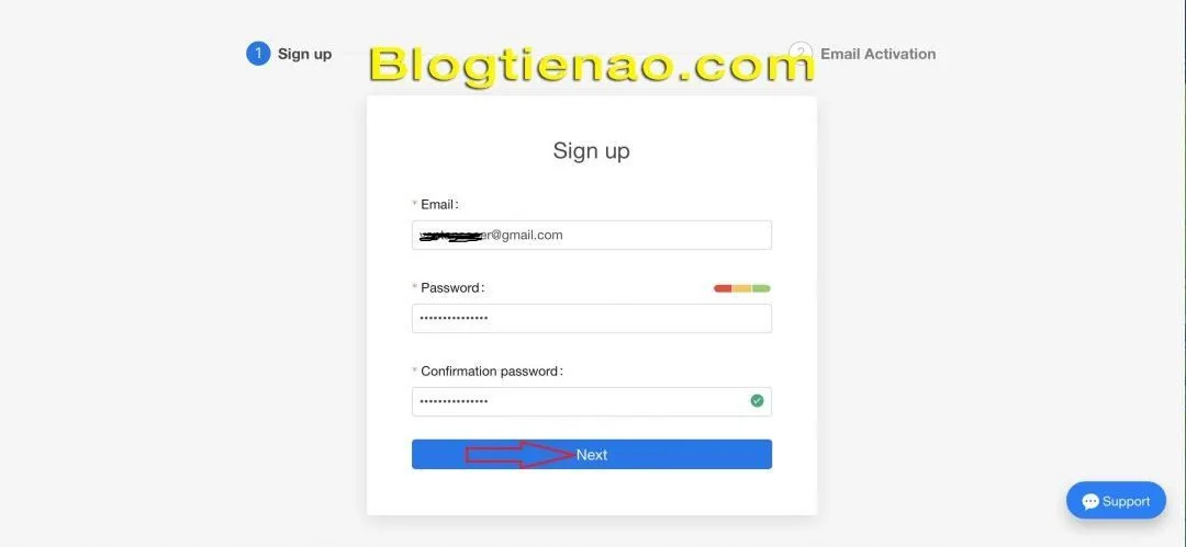 Đăng ký KuCoin. Ảnh 1