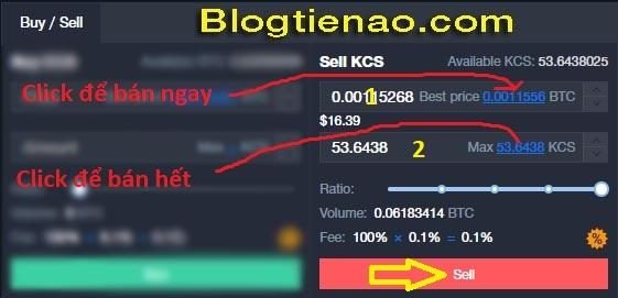 Mua bán KCS trên KuCoin. Ảnh 4