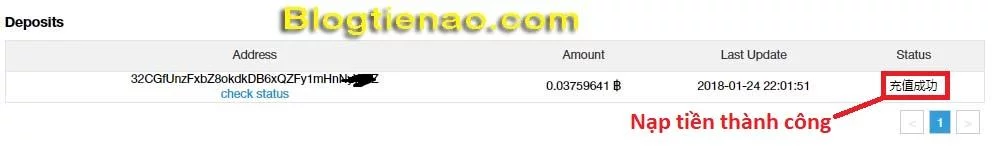 Stort BTC op de OKEx-verdieping. Foto 2