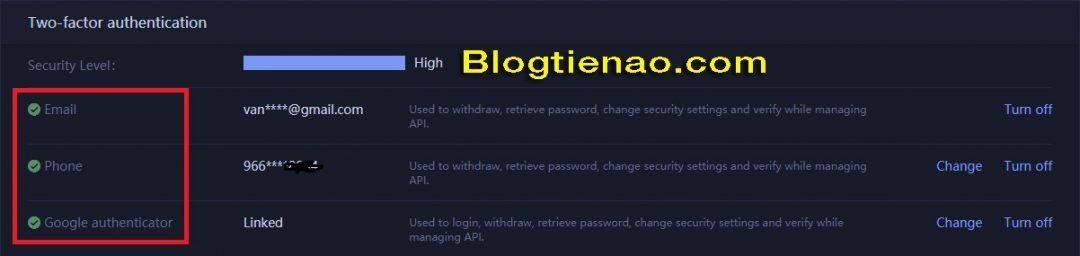 Bảo mật tài khoản HuobiPro. Ảnh 14
