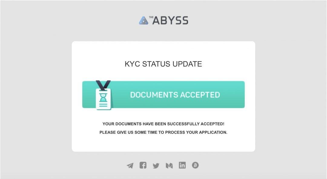 Xác minh danh tính KYC ABYSS. Ảnh 7