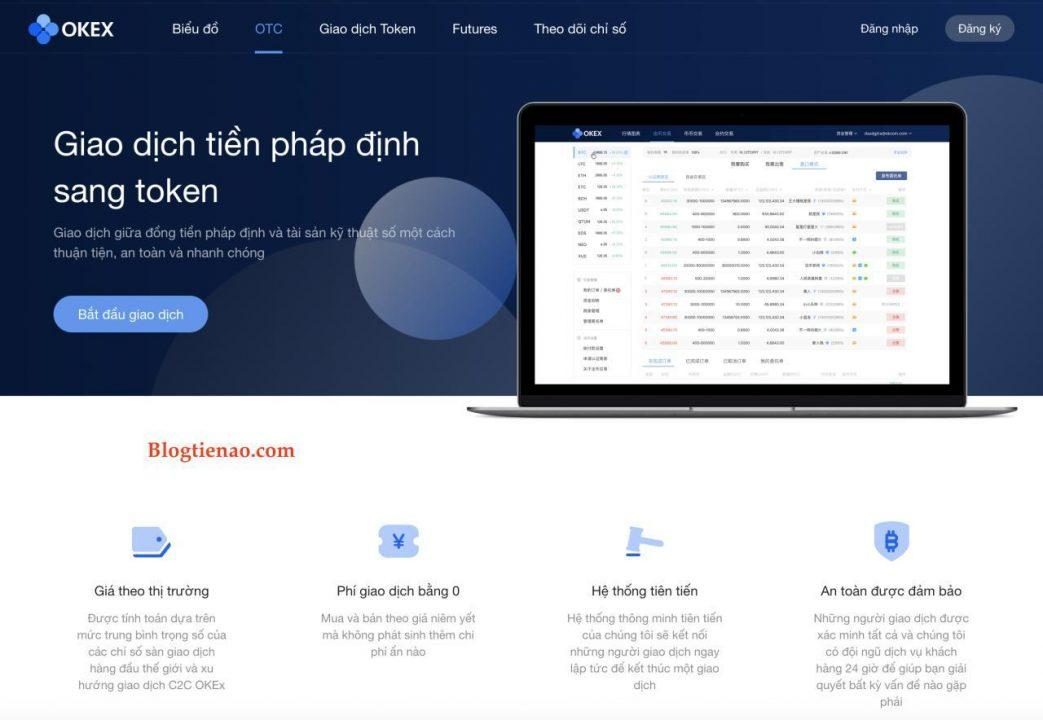 sàn giao dịch OTC Của Okex