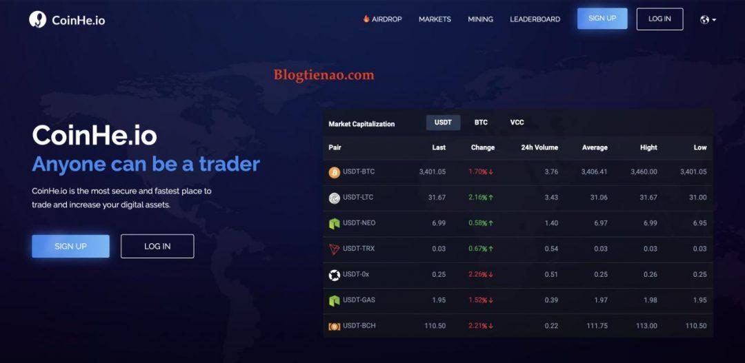 Sàn Giao Dịch Coinhe