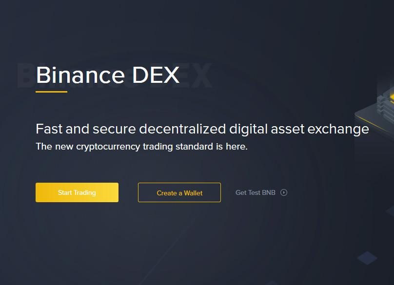 Tạo ví trên Binance DEX