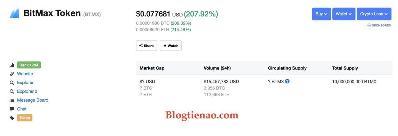 Bitmax ٹوکن BMTX کیا ہے؟