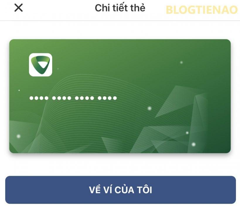 Chi tiết thẻ Vietcombank