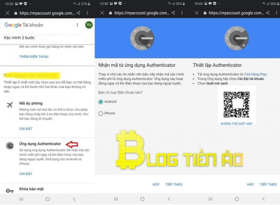 Cách sử dụng Google Authenticator