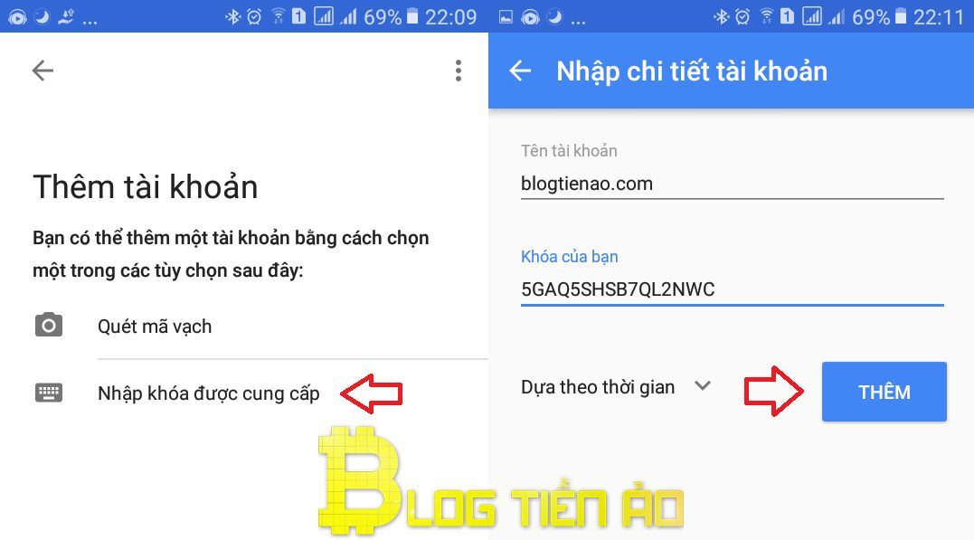 Khôi phục Google Authenticator trên sàn giao dịch