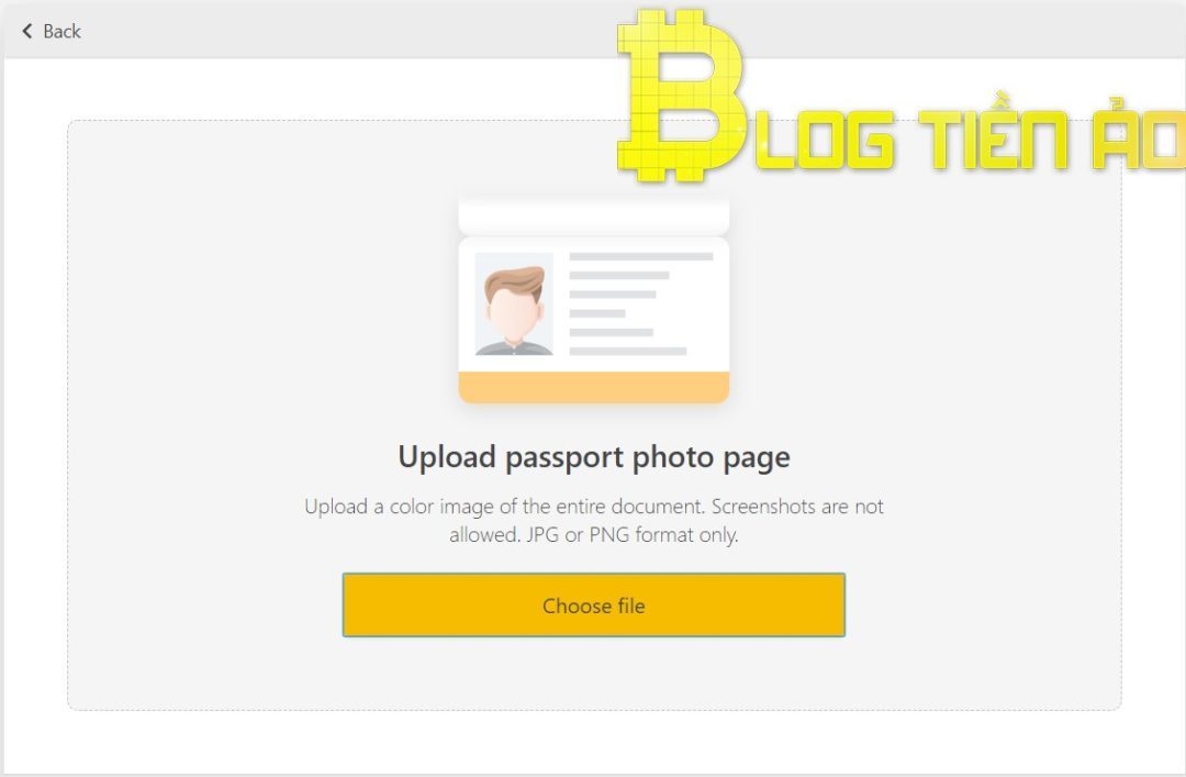 Upload passport photo