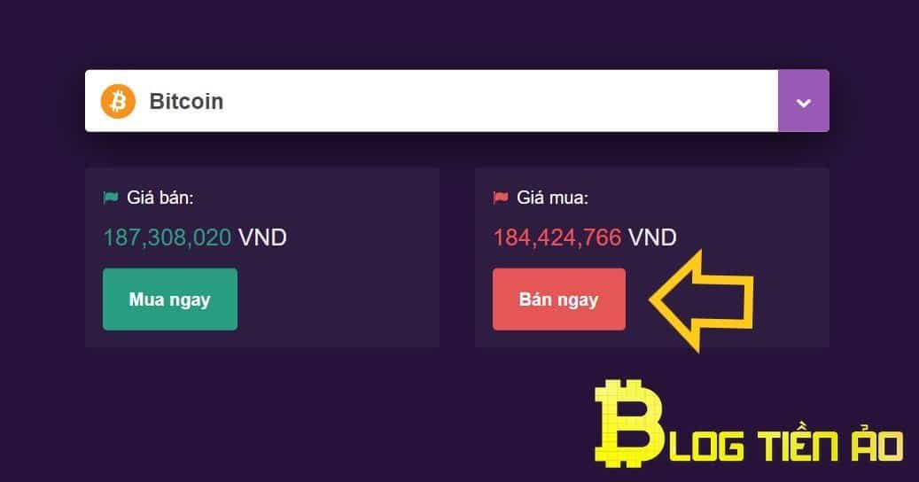 Bán ngay Bitcoin