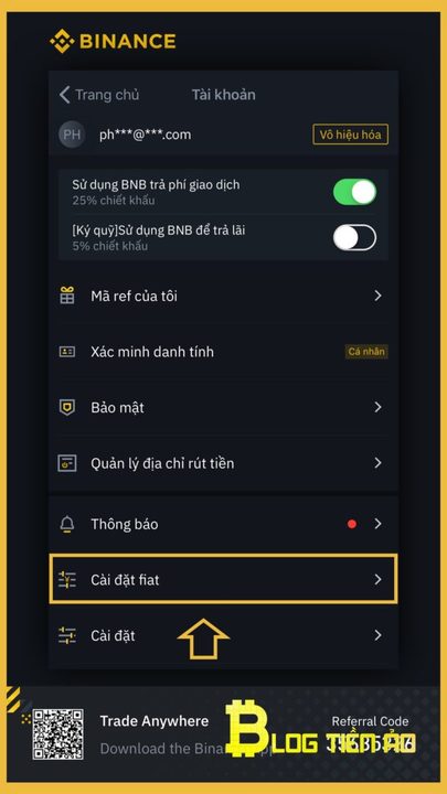 Cài đặt fiat