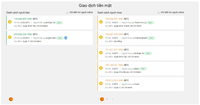 Hình 1: Giao dịch nhận tiền mặt trên T-Rex
