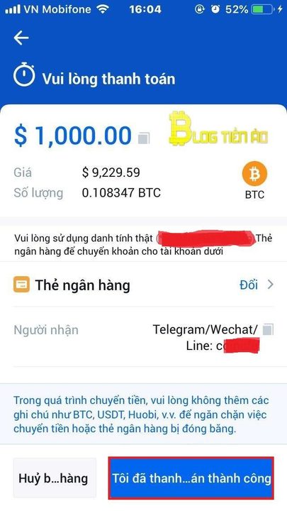 Giao dịch Huobi OTC