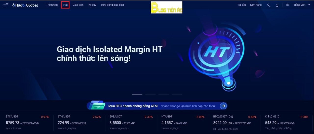 Giao dịch Huobi OTC