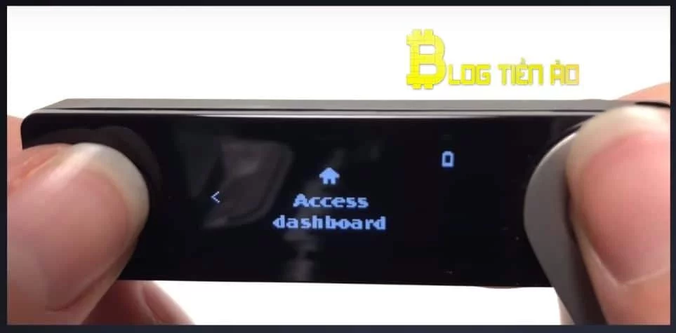Bảng điểu khiển ví ledger nano x