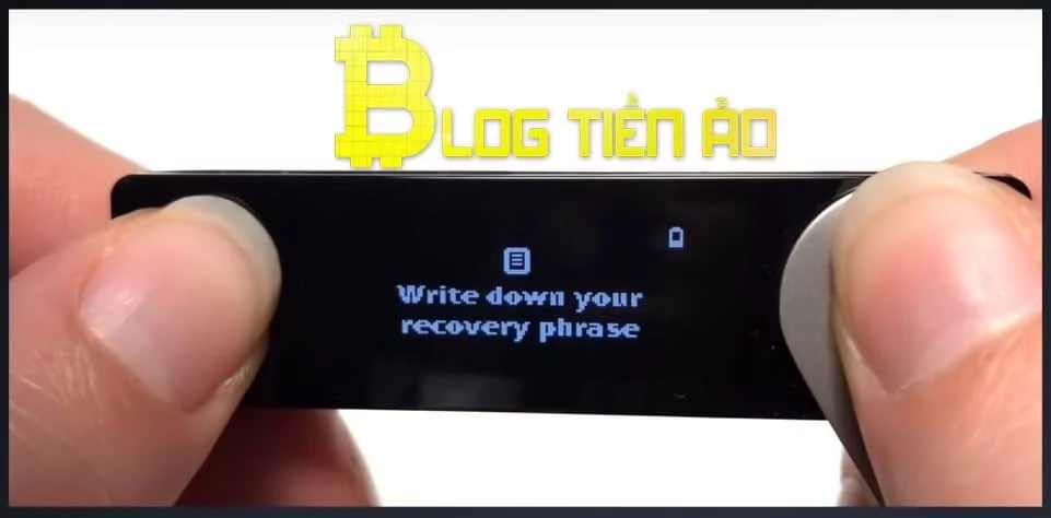 lấy cụm từ khôi phục ledger nano x