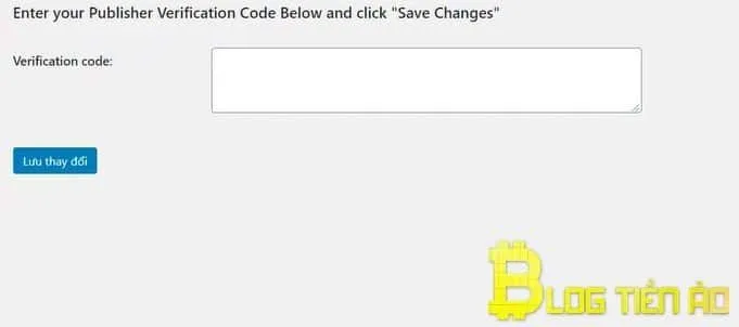 Nhập verification code