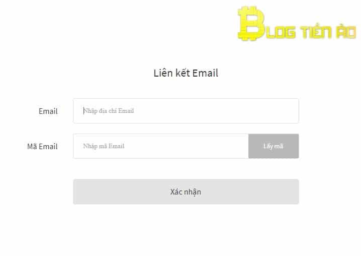 Nhập email liên kết