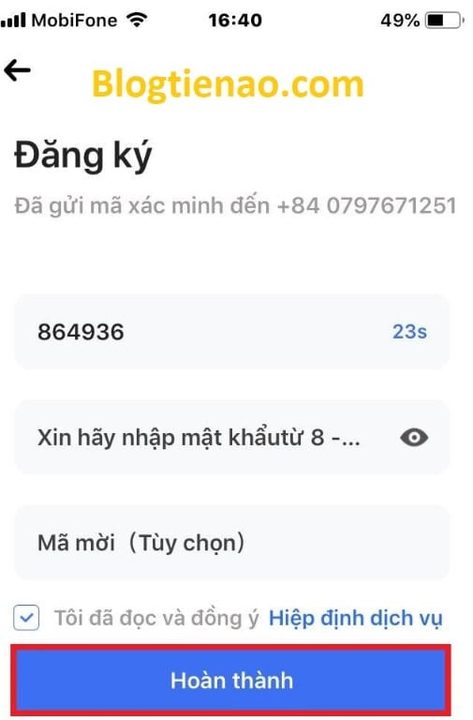 Đăng ký Bingbon