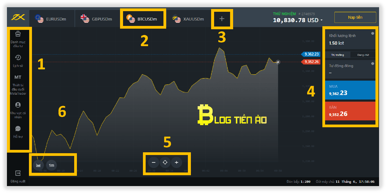 web terminal giao diện