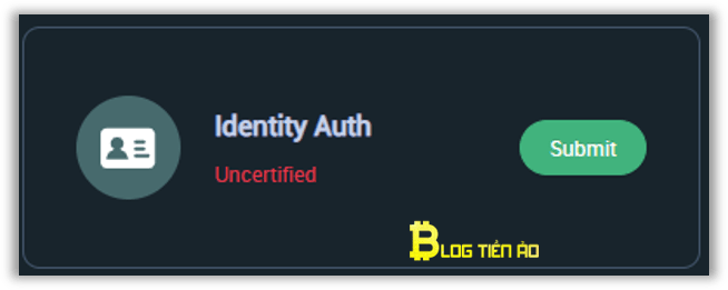 xác minh danh tính chọn identity auth