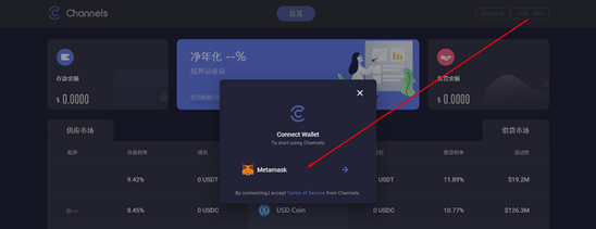 kết nối metamask