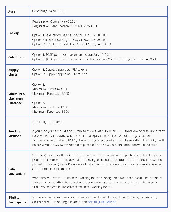 CFG-Coinlist-Tokensale