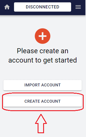 create account - stake casper cspr