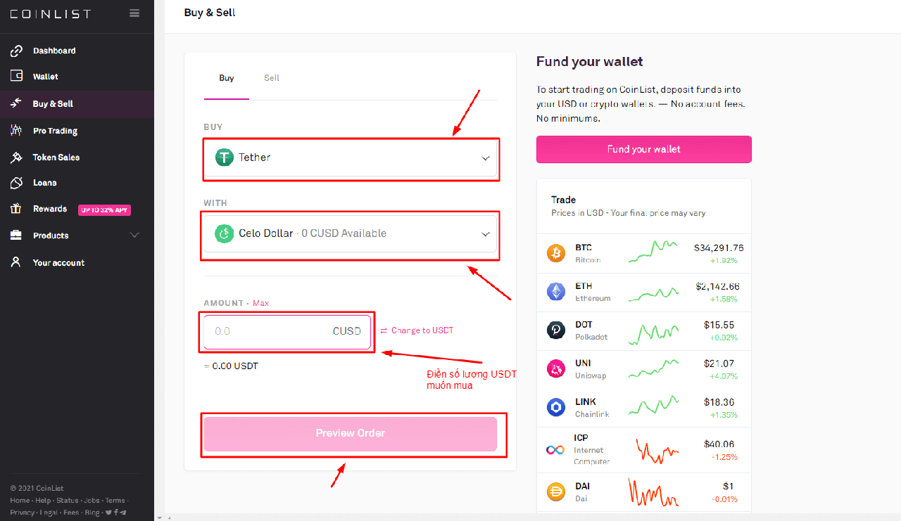 Panduan Paling Sederhana Dan Paling Rinci Untuk Mempertaruhkan Mina Di Dompet Coinlist