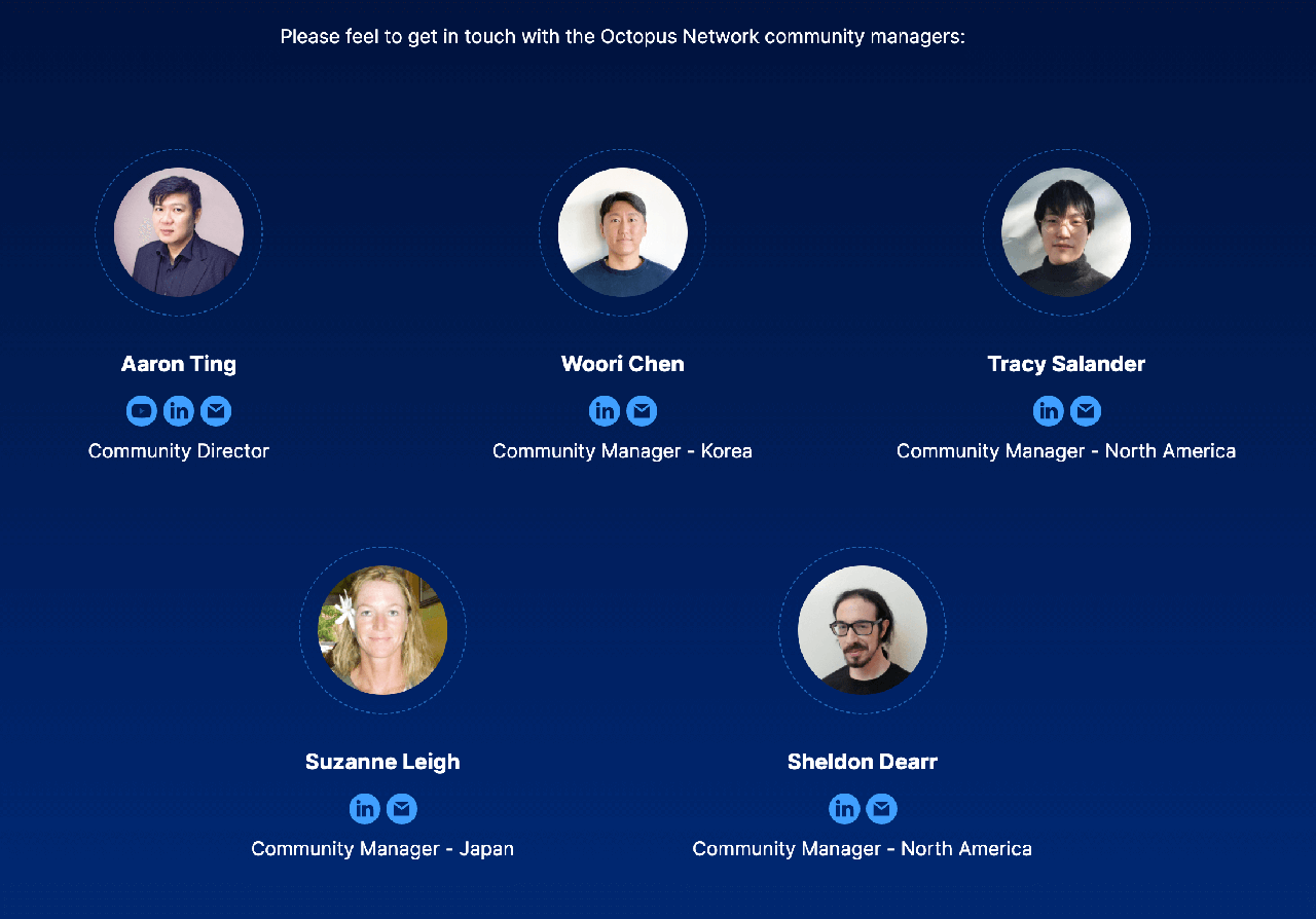 Octopus Network Community Managers