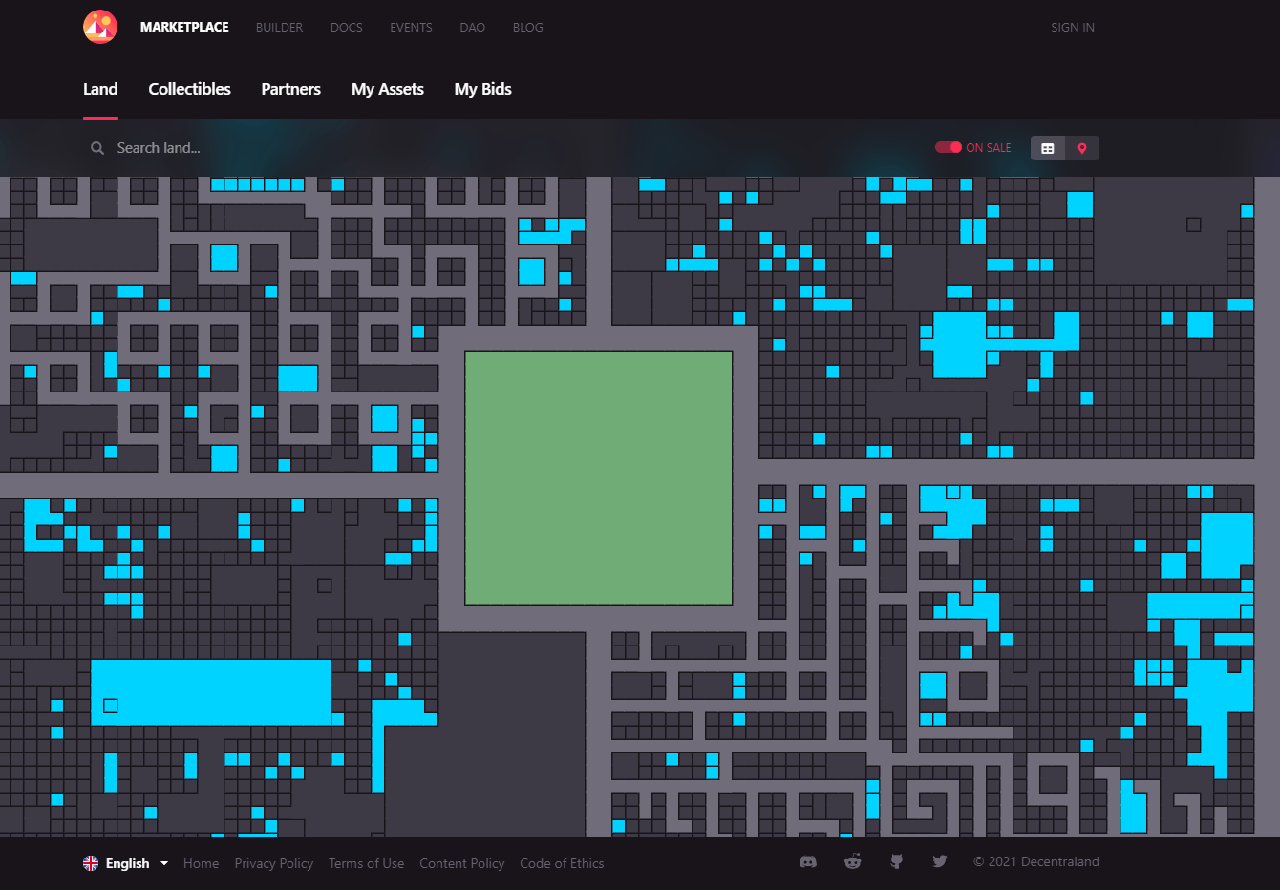 Decentraland-land