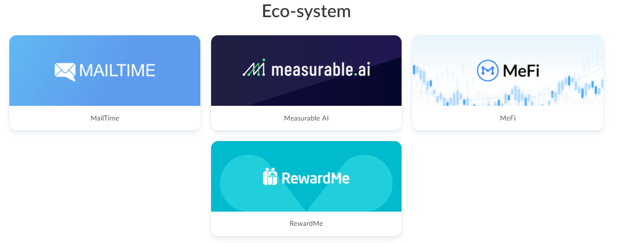 Measurable Data Token eco