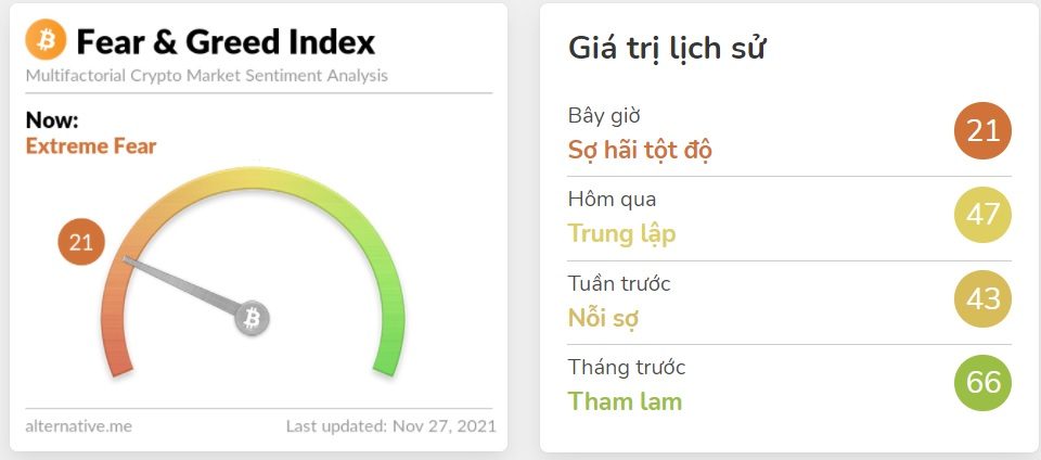 fear and index