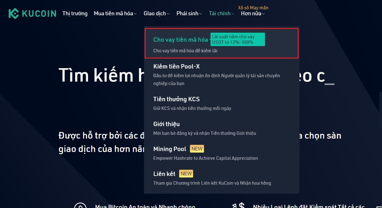 lending kucoin