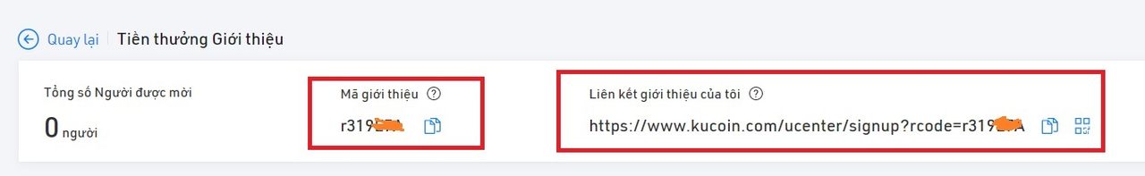 mã giới thiệu kucoin