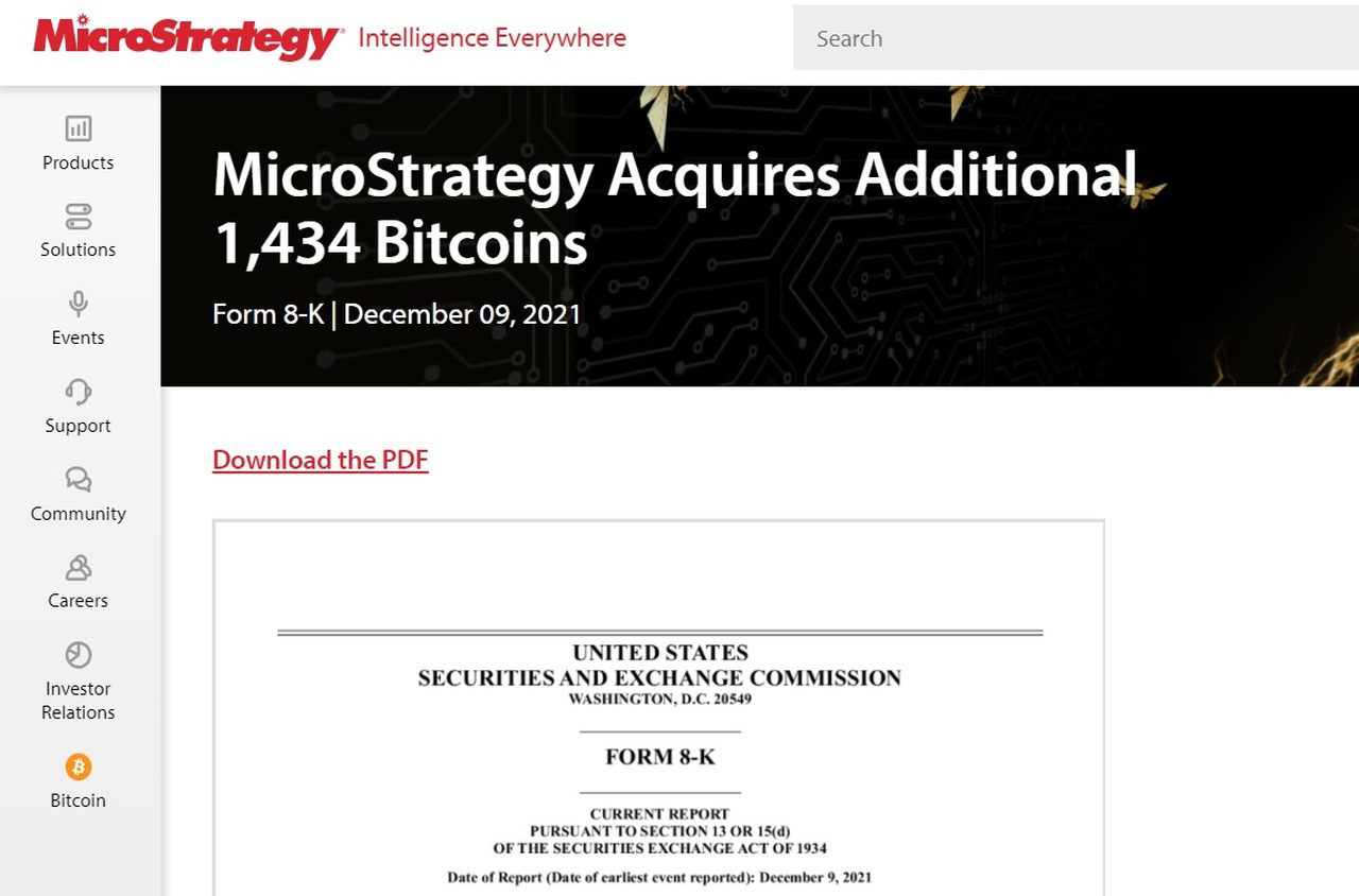 microstrategy mua bitcoin