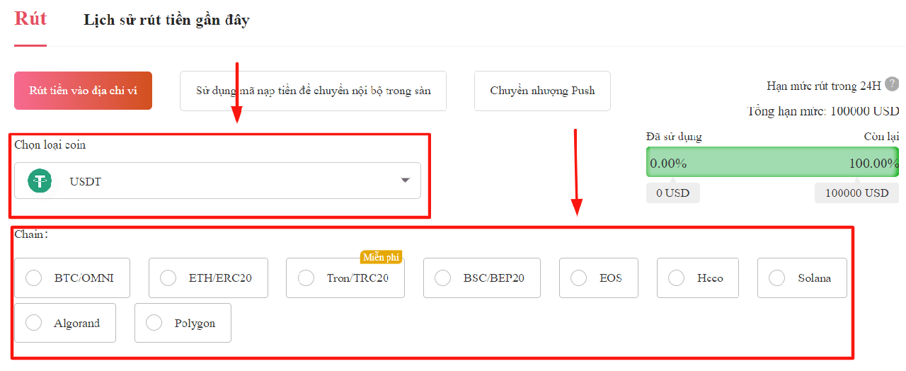 rút tiền khỏi sàn gate.io