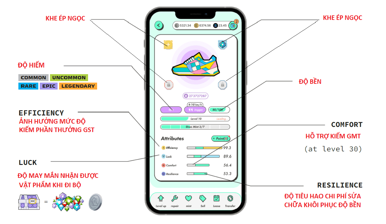 giao diện stepn 01